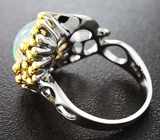 Серебряное кольцо с эфиопским опалом Серебро 925