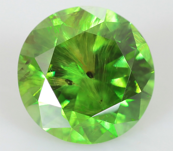 Отличный цвет! Уральский демантоид 0,84 карат