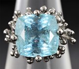 Кольцо c аквамарином