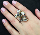 Серебряное кольцо с аметистом Серебро 925