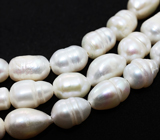 Серебряное колье с розовым перламутром и жемчугом Серебро 925