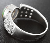 Стильное серебряное кольцо с превосходным эфиопским опалом Серебро 925