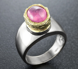 Серебряное кольцо с рубином Серебро 925