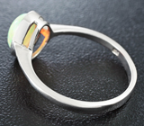 Прелестное серебряное кольцо с эфиопским опалом Серебро 925