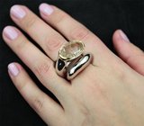 Серебряное кольцо с рутиловым кварцем Серебро 925