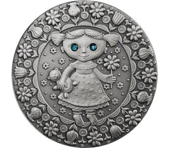 Серебряная арт-монета «Дева»