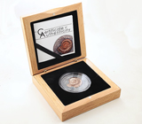 Серебряная арт-монета с аммонитом Серебро 925