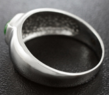 Элегантное серебряное кольцо с демантоидом Серебро 925
