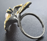 Серебряное кольцо с кристаллическими эфиопскими опалами Серебро 925