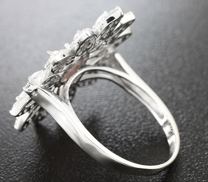 Чудесное серебряное кольцо с рубином Серебро 925