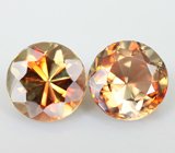 Пара андалузитов 1,82 карат 