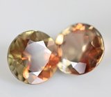 Пара андалузитов 1,82 карат 