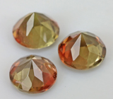 Набор из 3 андалузитов 2,44 карат 