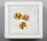 Набор из 3 андалузитов 2,44 карат 