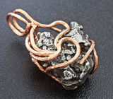 Кулон с осколком метеорита Кампо-дель-Сьело Серебро 925