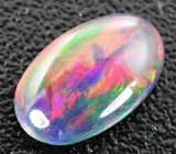 Серьги с кристаллическими черными опалами, танзанитами, андалузитами и гранатами со сменой цвета Золото