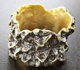 Серебряное кольцо с гранатами Серебро 925