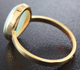 Золотое кольцо с эфиопским опалом 2,54 карат Золото