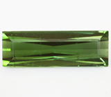 Кольцо с крупным зеленым турмалином Золото