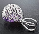 Кулон с аметистом