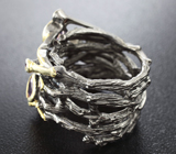Серебряное кольцо с аметистами, перидотами и гранатами Серебро 925