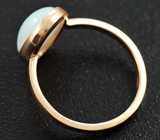 Золотое кольцо с эфиопским опалом 2,75 карат Золото