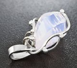 Кулон с лавандовым аметистом