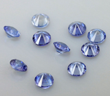 Benitoite (Бенитоит) набор 10 штук/0,4 карат Не указан