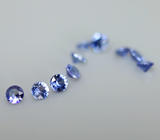 Benitoite (Бенитоит) набор 10 штук/0,4 карат Не указан