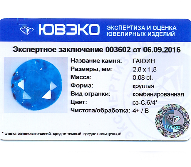 Hauyne (Гаюин) 0,08 карат Не указан