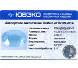 Grandidierite (Грандидьерит) 2,36 карат Не указан