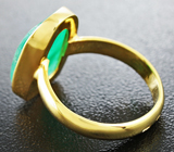 Кольцо с уральским изумрудом Золото