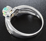 Изящное серебряное кольцо с эфиопским опалом Серебро 925