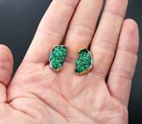 Серебряные серьги с «друзой» берилла Серебро 925