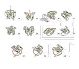 Спецпредложение от мастерской! Пара резных индиголит турмалинов 2,92 карат + дизайн