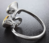Серебряное кольцо с кристаллическими опалами Серебро 925