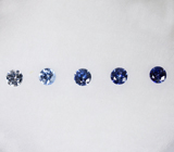 Benitoite (Бенитоит) набор 5 штук/0,19 карат