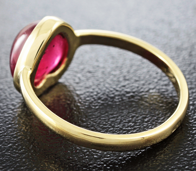 Золотое кольцо с рубином 3,62 карат Золото