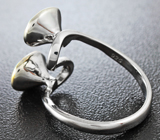 Серебряное кольцо с кристаллическими опалами Серебро 925
