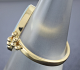 Золотое кольцо с австралийским дублет опалом 4,13 карат Золото