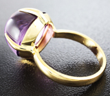 Золотое кольцо с аметистом 14,06 карат Золото