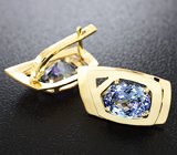 Серьги с танзанитами