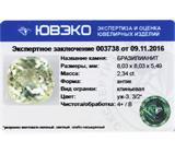 Brazilianite (Бразилианит) 2,34 карат Не указан