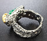 Серебряное кольцо с «друзой» берилла Серебро 925