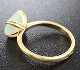 Золотое кольцо c ограненным кристаллическим опалом 1,61 карат Золото