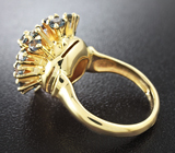 Золотое кольцо с 21 изменяющим цвет гранатом 2,66 карат Золото