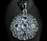 Замечательный кулон с топазами Серебро 925