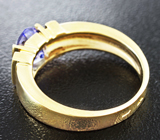 Золотое кольцо с танзанитом 1,11 карат Золото