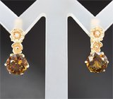 Комплект со сфенами и бриллиантами