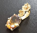 Комплект со сфенами и бриллиантами